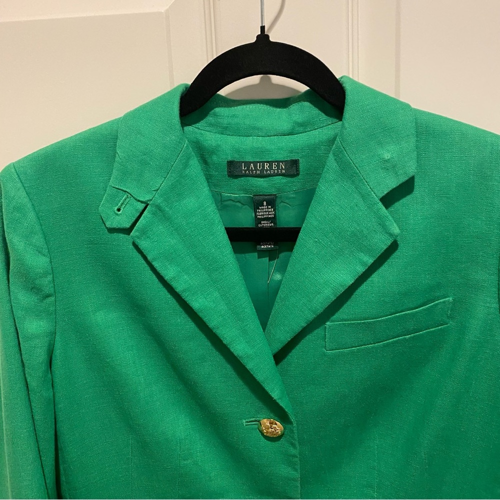 Polo by Ralph Lauren Green Blazer Jacket - Picture 2 of 4